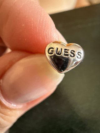 Pendientes Guess Corazón Plata