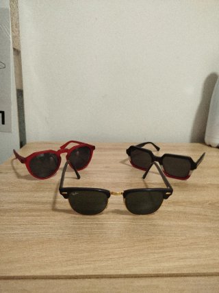 Lote 3 Gafas de Sol: Ray-Ban y 2 Hawkers