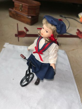 Colección 5 Muñecas de Cerámica