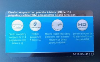 Portátil Sony Vaio