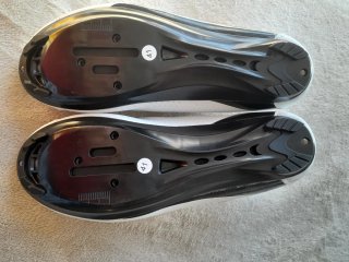 Zapatillas ciclismo automáticas blancas