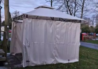 Carpa de jardín 3x3m