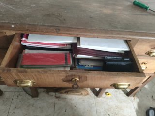 Escritorio de estudio madera siglo XX