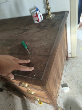 Escritorio de estudio madera siglo XX