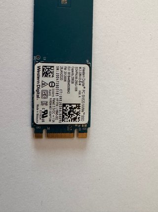 SSD Western Digital 256GB NVMe