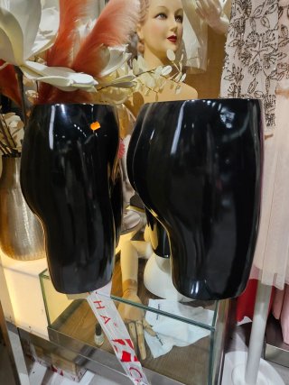 Maniquíes Piernas Hombre y Mujer Negro