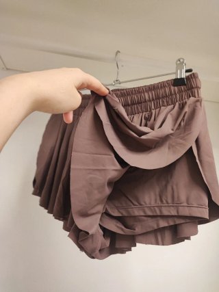 Falda pantalón deportiva morado mate