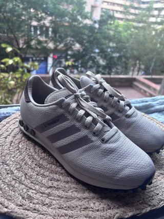 Zapatillas Adidas LA Trainer Beige/Gris