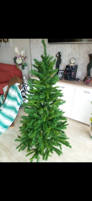 Árbol de Navidad artificial verde