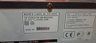 Amplificador Sony STR DE-675