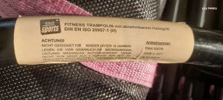 Trampolino Fitness con Manubrio
