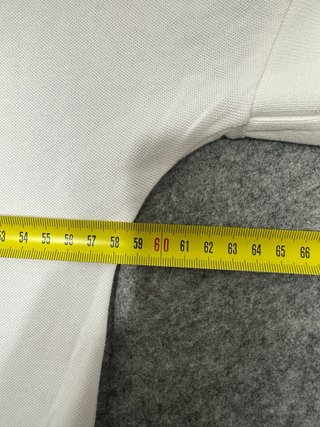 Polo Lacoste Regular Fit Mujer XL Blanco