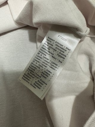 Polo Lacoste Regular Fit Mujer XL Blanco