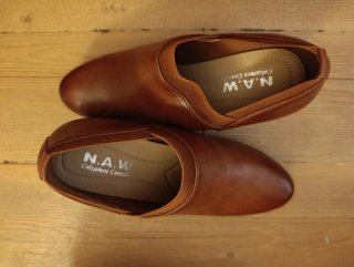 Botines tacón mujer N.A.W marrones