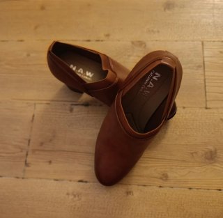 Botines tacón mujer N.A.W marrones
