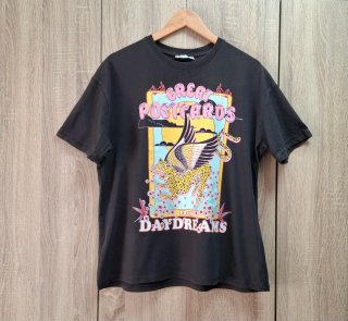 Camiseta manga corta Oversize Tigre Bershka TallaS