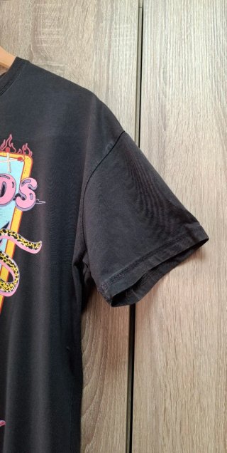 Camiseta manga corta Oversize Tigre Bershka TallaS