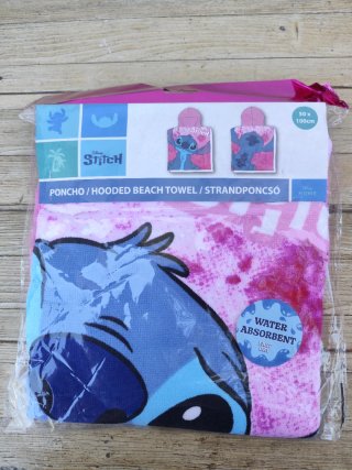 Toalla Poncho Disney Stitch 50x100cm