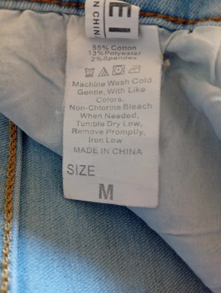 Shorts Shein donna vita alta bottoni