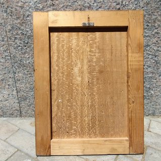 Antigua talla de madera cuadro