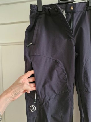 Pantalón senderismo mujer Ternua negro