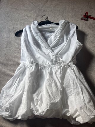 Blusa EXART & PANNO Blanca sin Mangas
