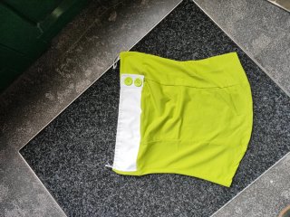 Top palabra de honor verde y blanco
