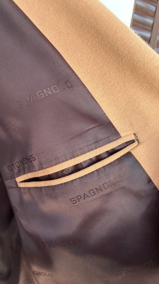 Americana Spagnolo Camel blazer Talla 58