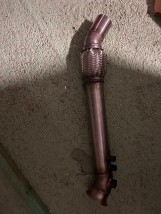 Tubo de escape Downpipe BMW Acero inox