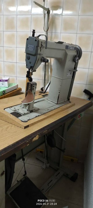 Máquina de coser de brazo alto fomax