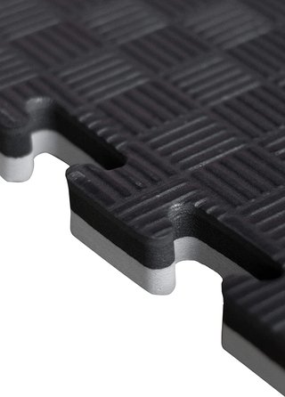 100 Piezas Tatami Puzzle 2.5cm Gris/Negro