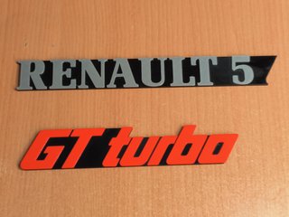 Anagrama Renault 5 GT Turbo
