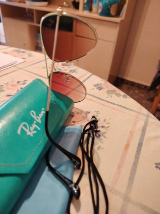 Gafas de Sol Ray-Ban Aviador unisex cristal marrón