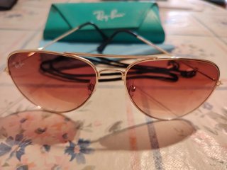 Gafas de Sol Ray-Ban Aviador unisex cristal marrón