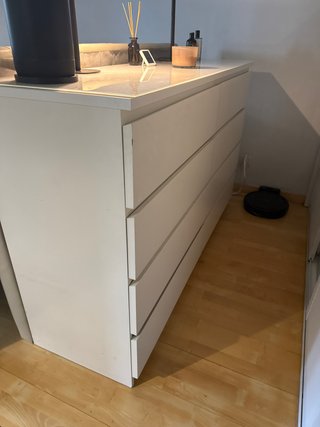 Mueble organizador aparador blanco