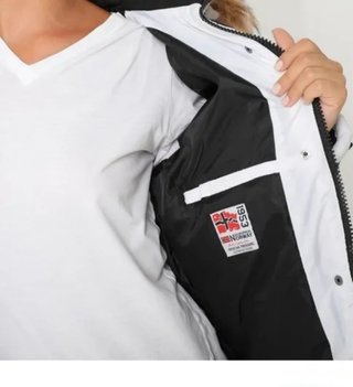 Chaqueta Geographical Norway Blanca Talla L