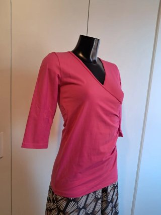 Blusa cruzada rosa