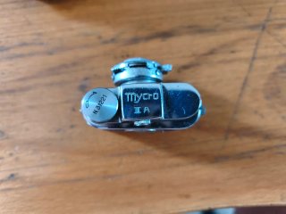 Mini cámara Mycro con funda de cuero