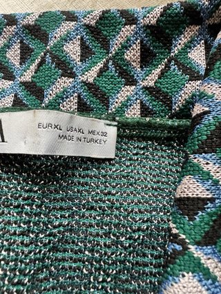 Traje de punto Zara estampado