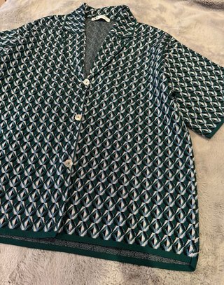 Traje de punto Zara estampado