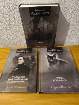 LOTE DE LIBROS CLÁSICOS DE TERROR