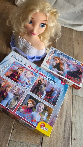 Pack Juguetes Frozen II: Puzzles y Muñeca
