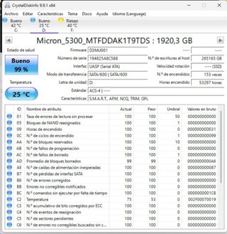 2x Disco duro SSD Micron 5300 PRO 1.92TB