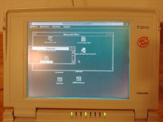 Portátil Toshiba T1910 486 VGA