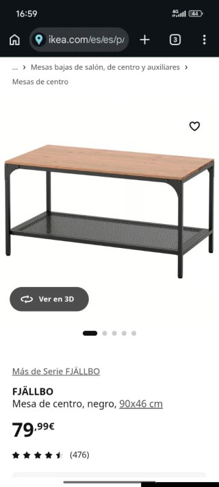 Conjunto Mueble TV y Mesa Auxiliar