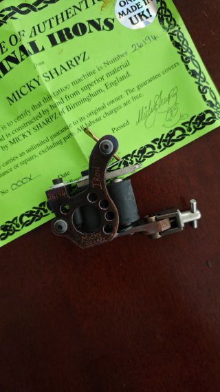 Micky Sharpz Máquina de Tatuar Original Irons