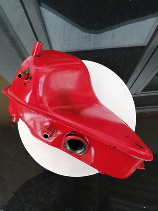 Depósito de Óleo Yamaha TT 600 1996 Vermelho