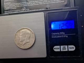 Moneda 1/2 Dólar USA 1964 Plata
