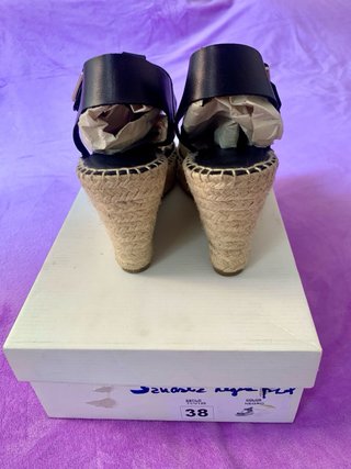 Sandalias Antonio Parriego Piel Negra Talla 38