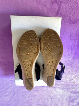 Sandalias Antonio Parriego Piel Negra Talla 38